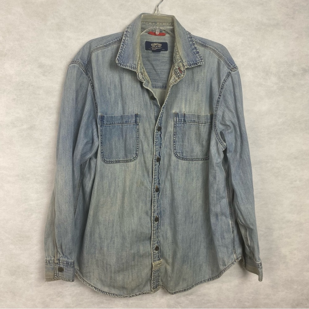 Levi's Faded Blue Denim Shirt